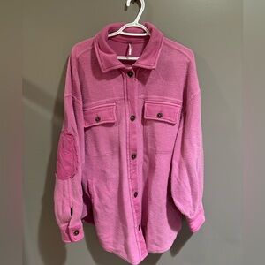 Free People Ruby Jacket in pink envy
